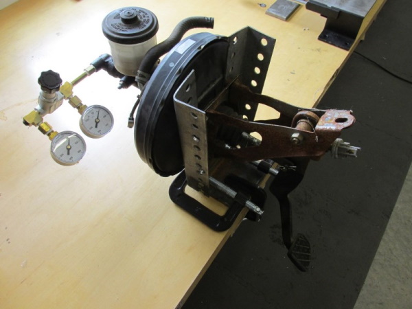 Proportioning valve bench test rig